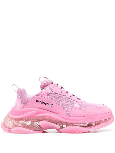 balenciaga triple s pink fake